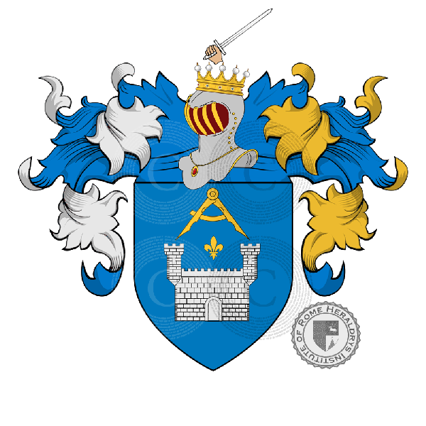 Coat of arms of family Racca