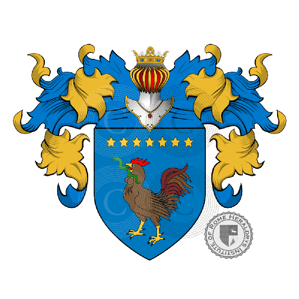 Coat of arms of family Gallo (del)