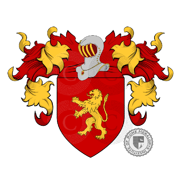 Coat of arms of family del Gallo