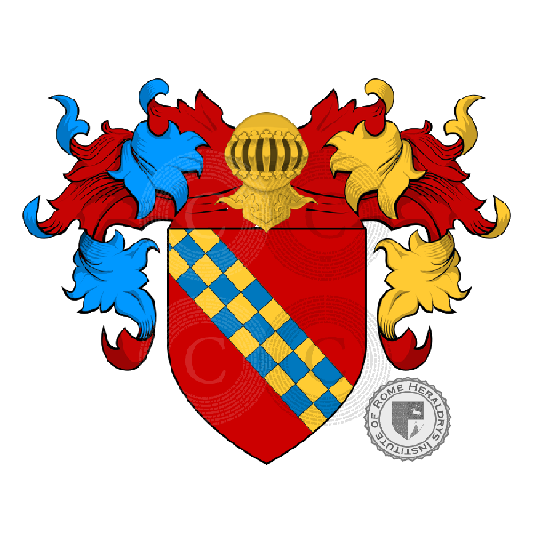 Wappen der Familie Tomacelli
