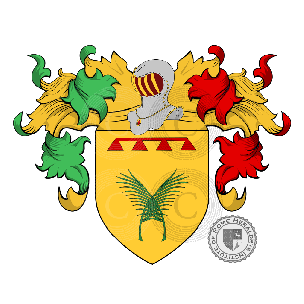 Wappen der Familie Palmieri da Figline