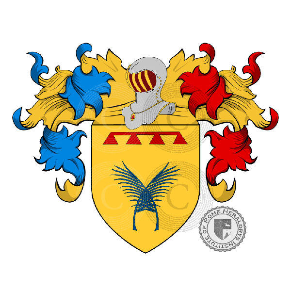 Wappen der Familie Palmieri della Camera