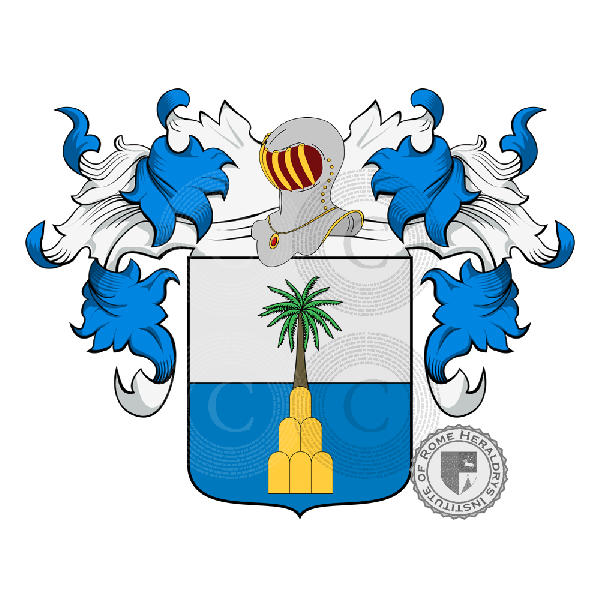 Coat of arms of family Palmieri di Maffio