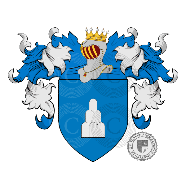Coat of arms of family Beliardi