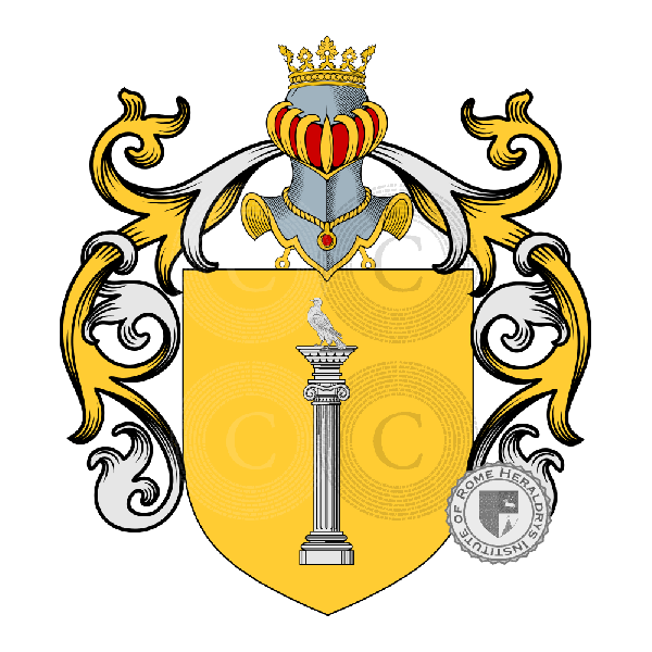 Coat of arms of family Oliveri d