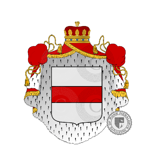 Coat of arms of family Sanseverino