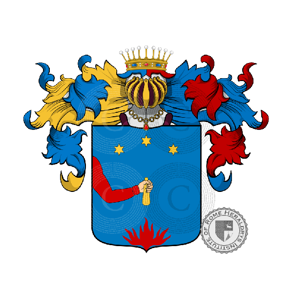 Coat of arms of family Gaiani o Guajana
