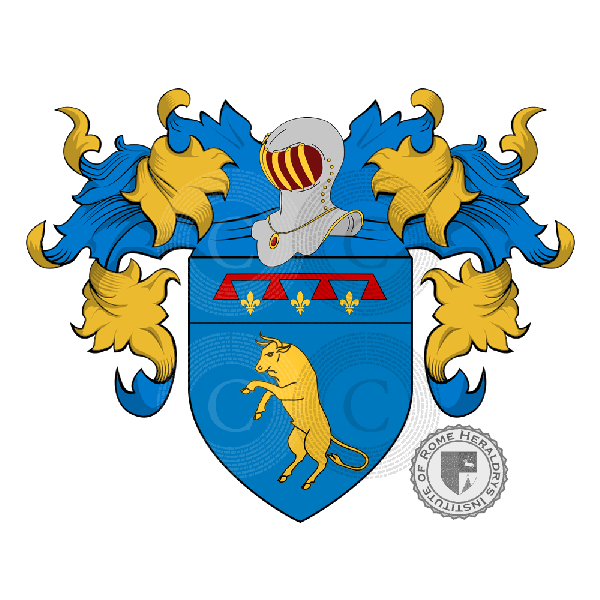 Coat of arms of family Manzoli