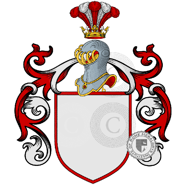 Coat of arms of family Taurisano