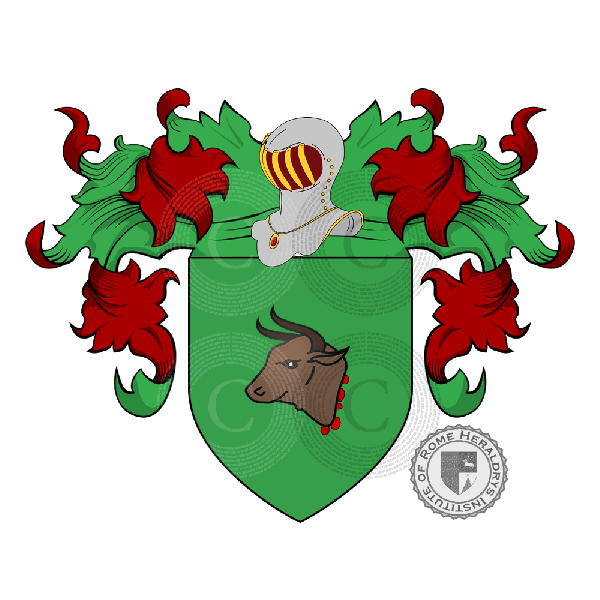 Coat of arms of family Manzo