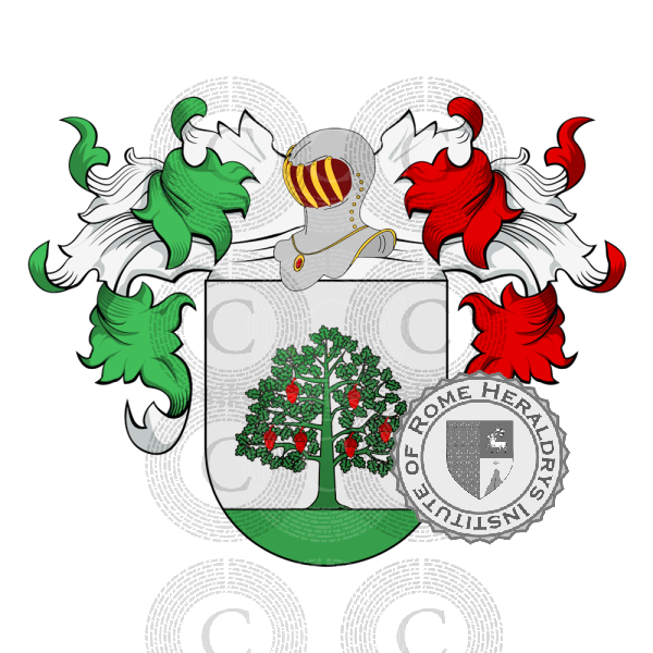 Coat of arms of family Guerreiro