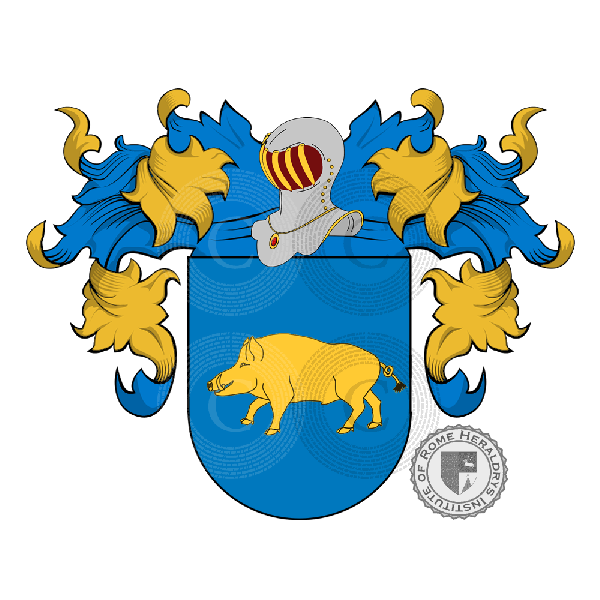 Coat of arms of family Arronte