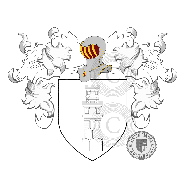 Coat of arms of family Pieroni della Torre