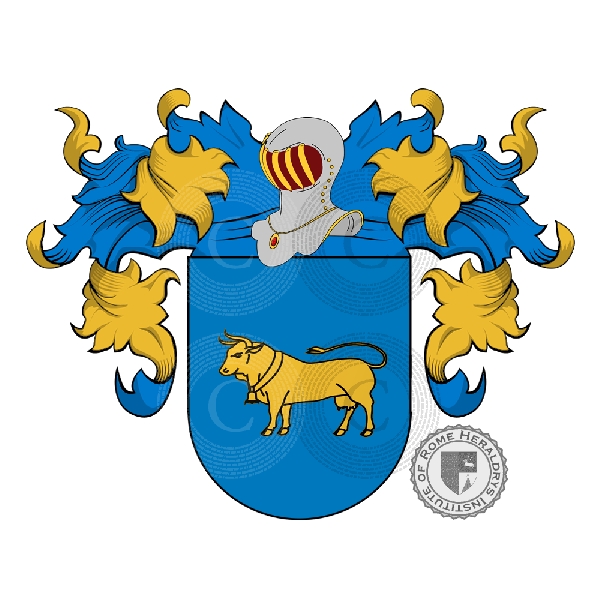 Coat of arms of family Ruiz de Lanzarote