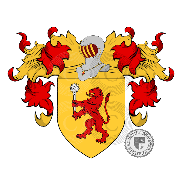 Coat of arms of family Mazza