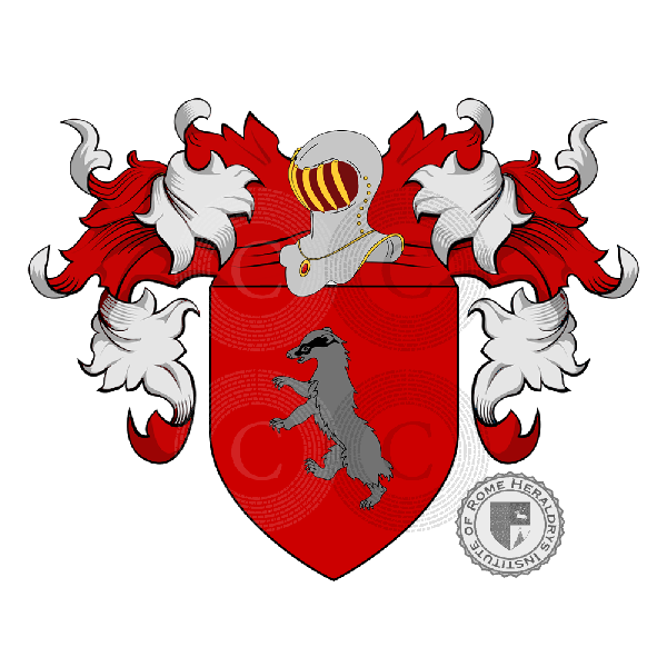 Wappen der Familie Tassoni
