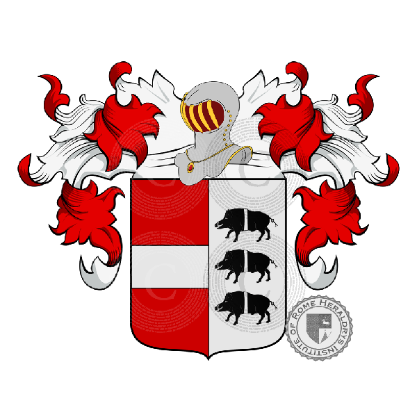 Coat of arms of family Cusano