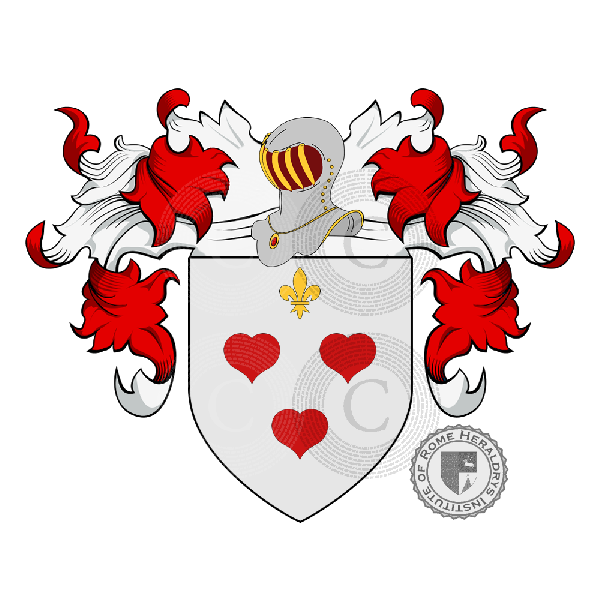 Coat of arms of family Alfeltro