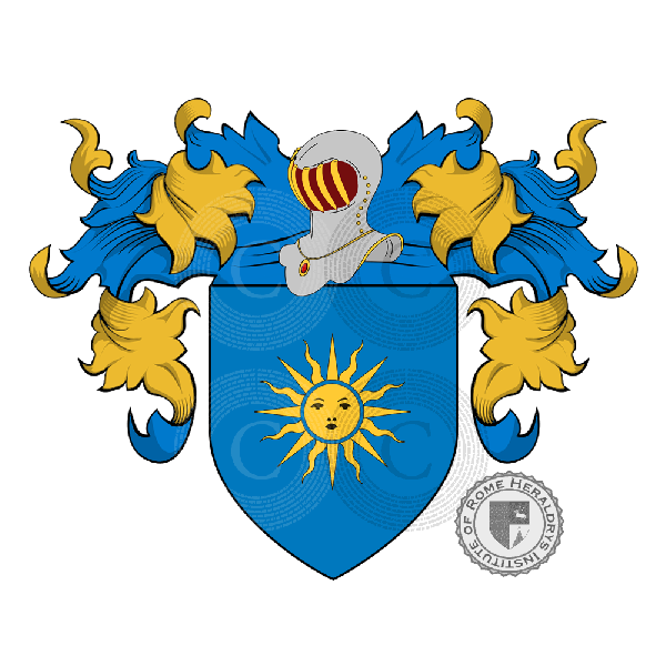 Escudo de la familia Gratiani