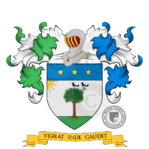 Coat of arms of family Berta