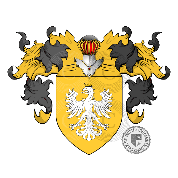 Coat of arms of family Gennari Curlo