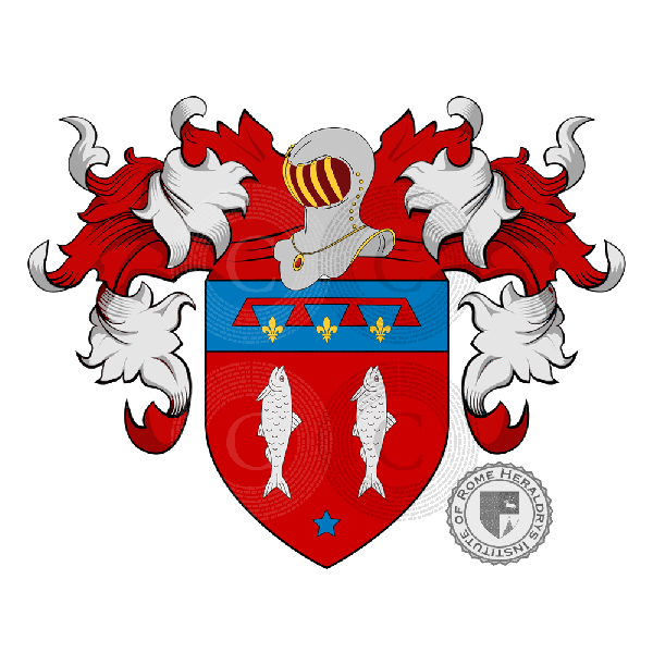 Coat of arms of family Tencarari