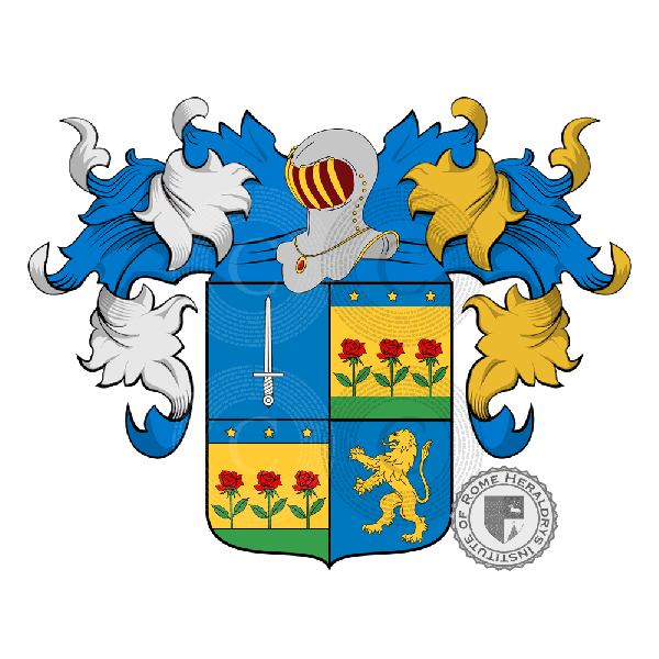 Coat of arms of family Bertin