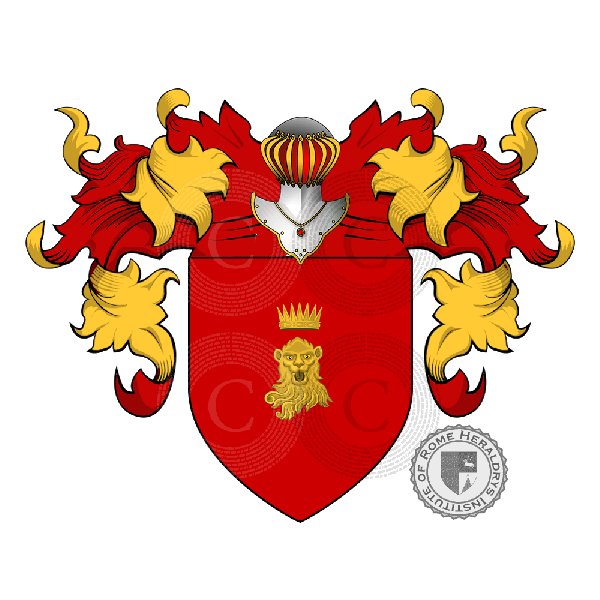 Coat of arms of family Caputo