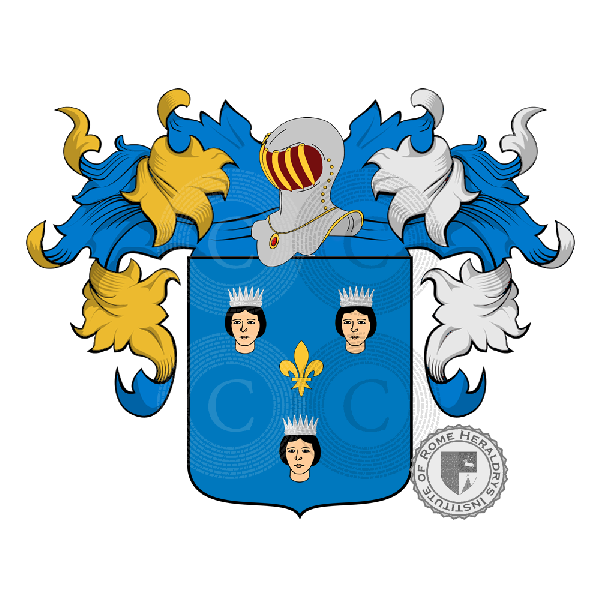 Coat of arms of family Di Santo
