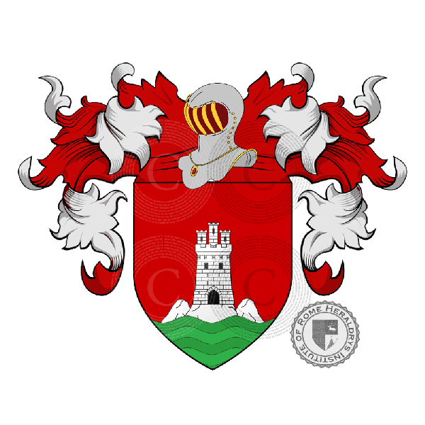 Coat of arms of family Tomei