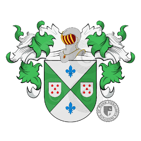 Coat of arms of family Canas