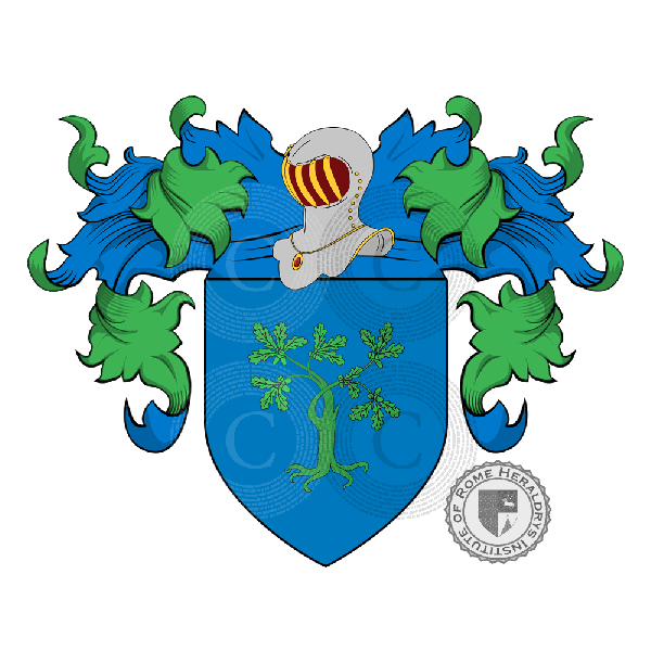 Coat of arms of family dalla Rovere