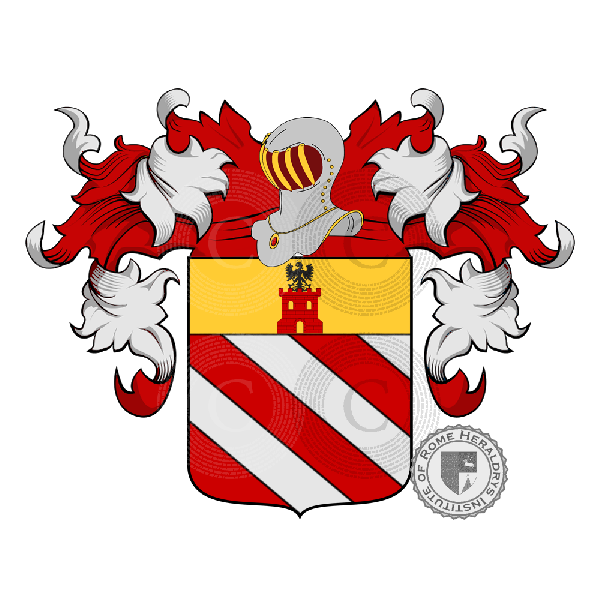 Coat of arms of family de Capitani d