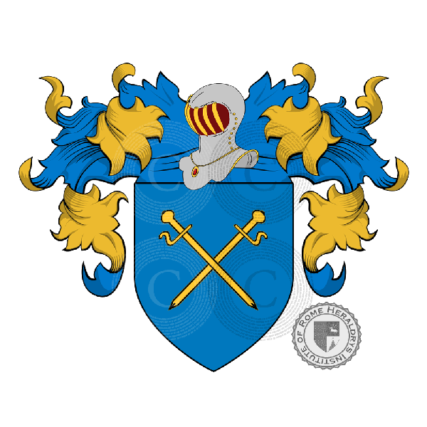 Coat of arms of family Bordoni