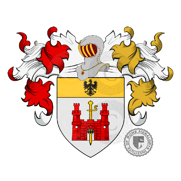 Coat of arms of family Bordoni