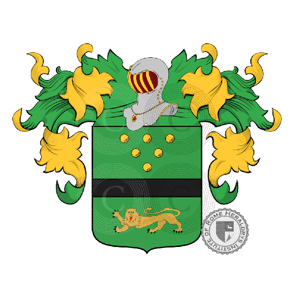 Coat of arms of family Ferrotti