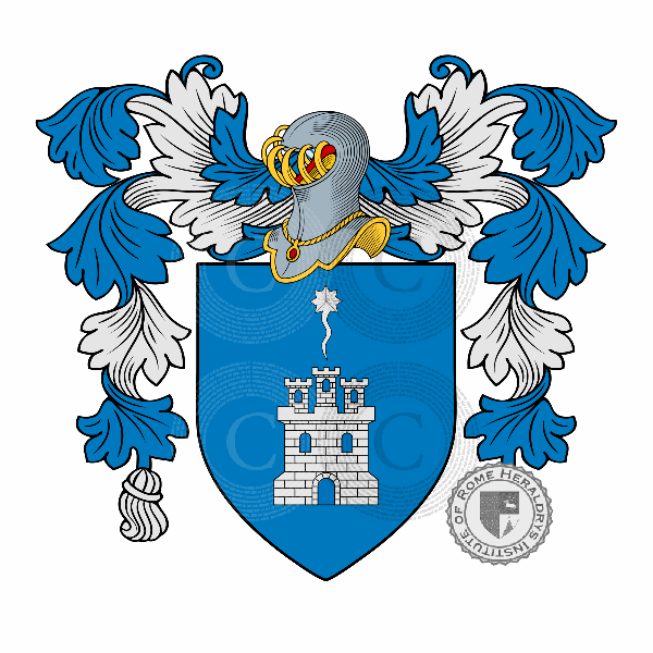 Coat of arms of family Borghetti