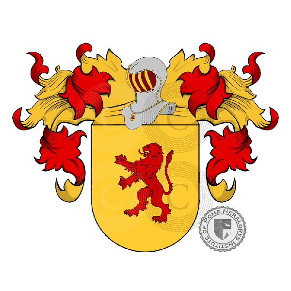 Coat of arms of family Piscopo