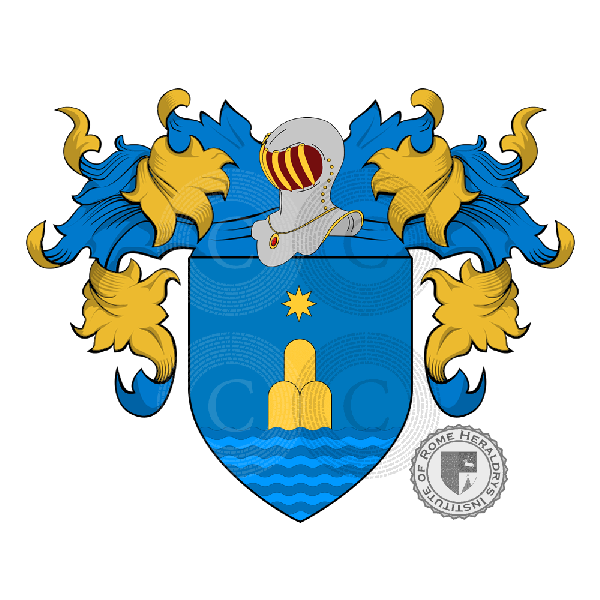 Coat of arms of family del Ricco