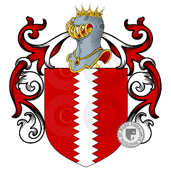 Coat of arms of family Paulo
