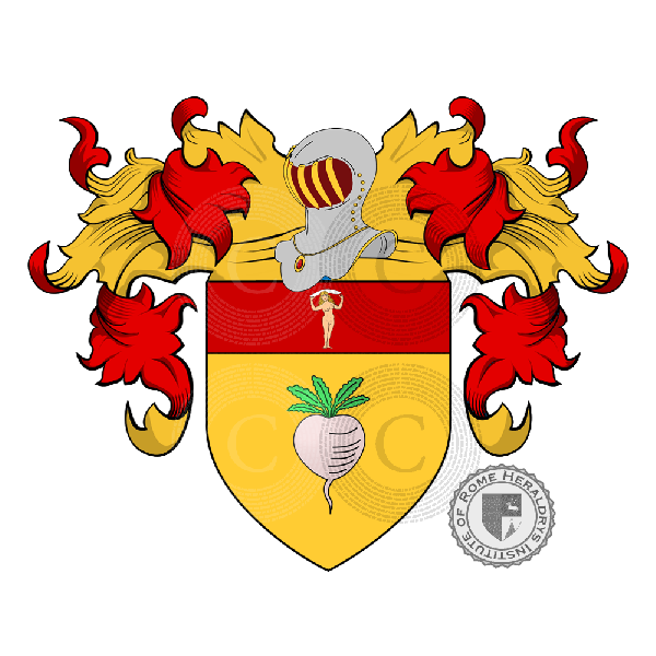 Coat of arms of family Ravera