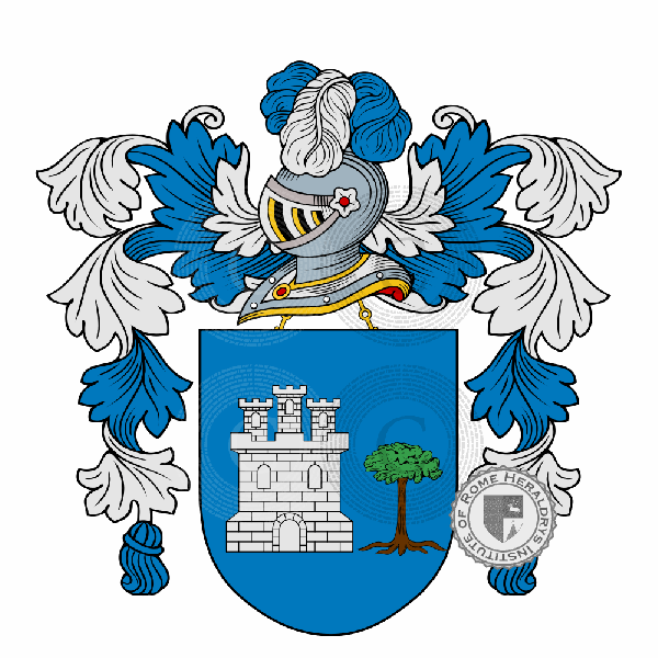 Coat of arms of family Piñeiro