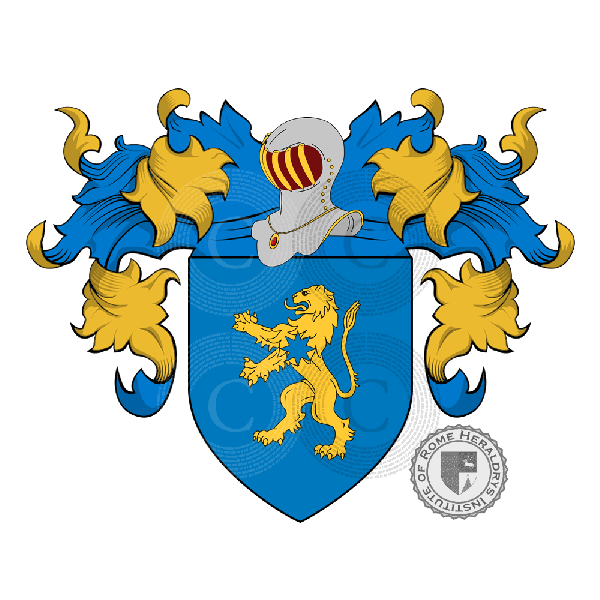 Coat of arms of family Nucci