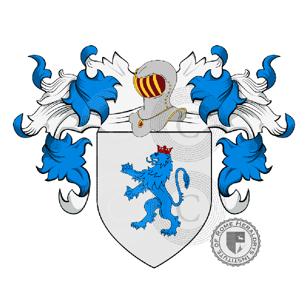 Coat of arms of family Frachia