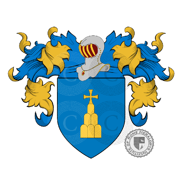Coat of arms of family Broccario