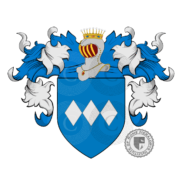 Coat of arms of family Graziadei