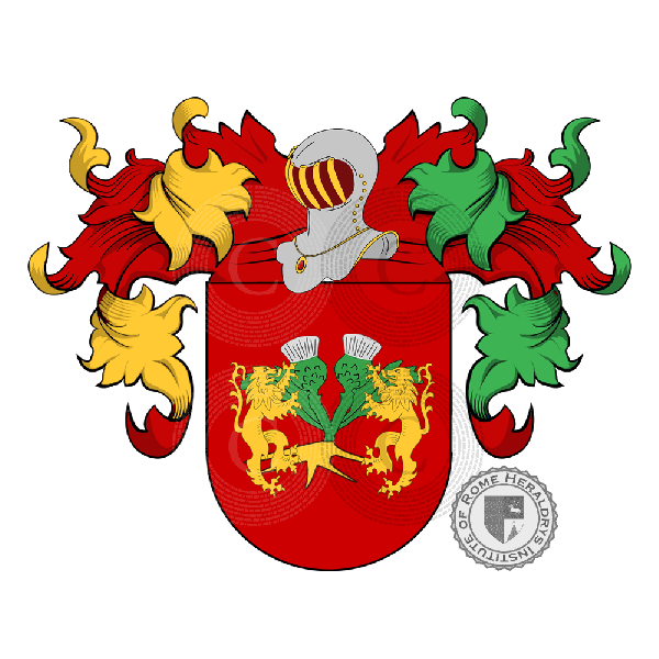 Coat of arms of family Cardoso
