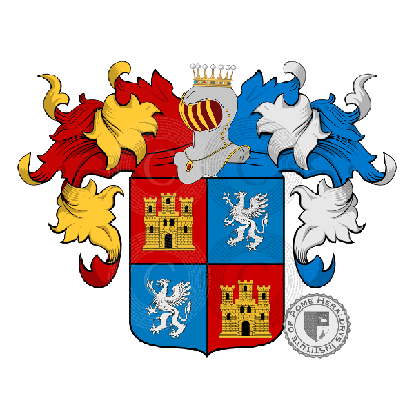 Coat of arms of family Castelletti