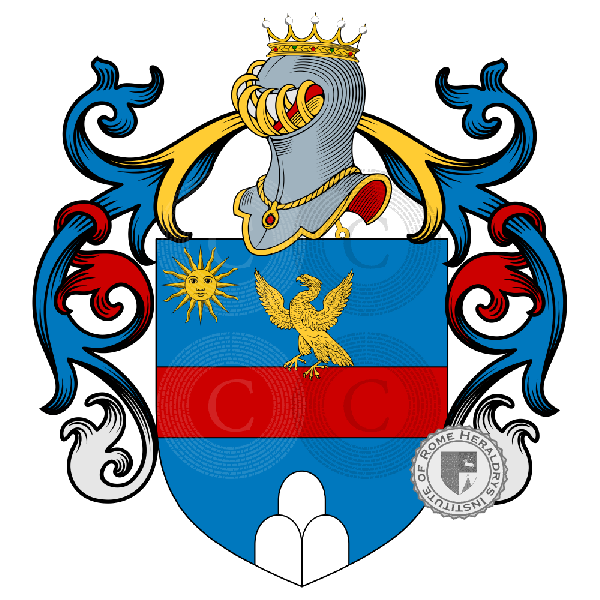 Coat of arms of family Mazzuoli