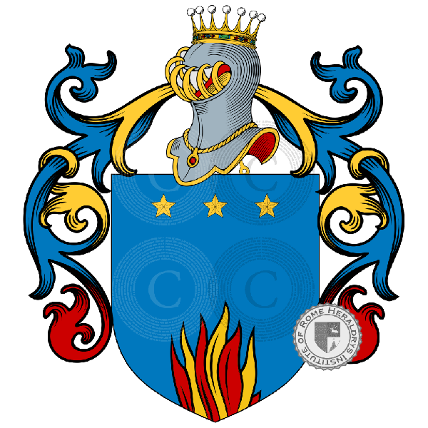 Coat of arms of family Leggio
